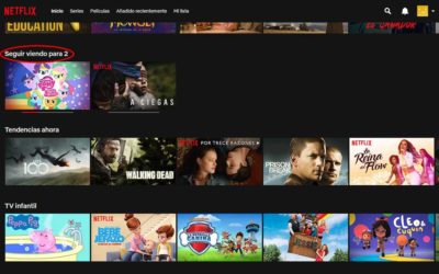 Cómo quitar una peli o serie de la sección Seguir viendo en Netflix