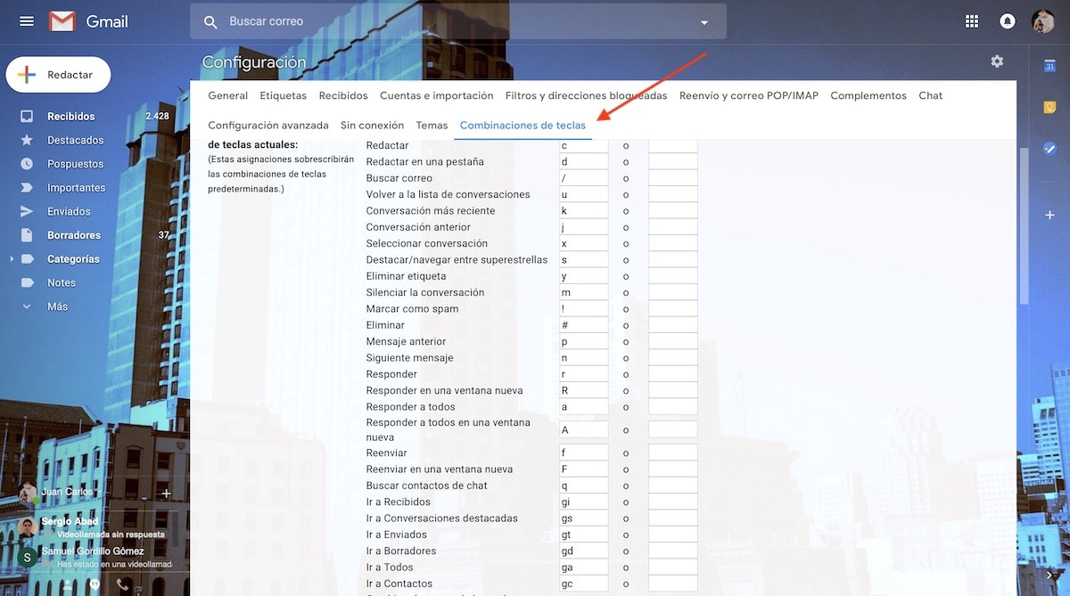crear combinaciones de teclas gmail-min