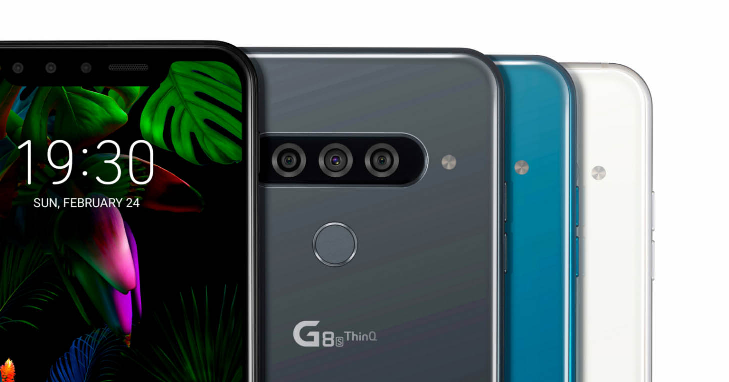 LG G8s ThinQ detalle camaras traseras y colores