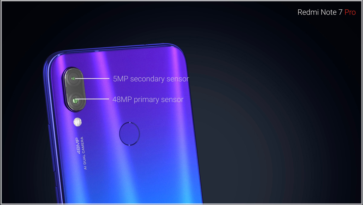 oficial Xiaomi Redmi Note 7 Pro cámara trasera
