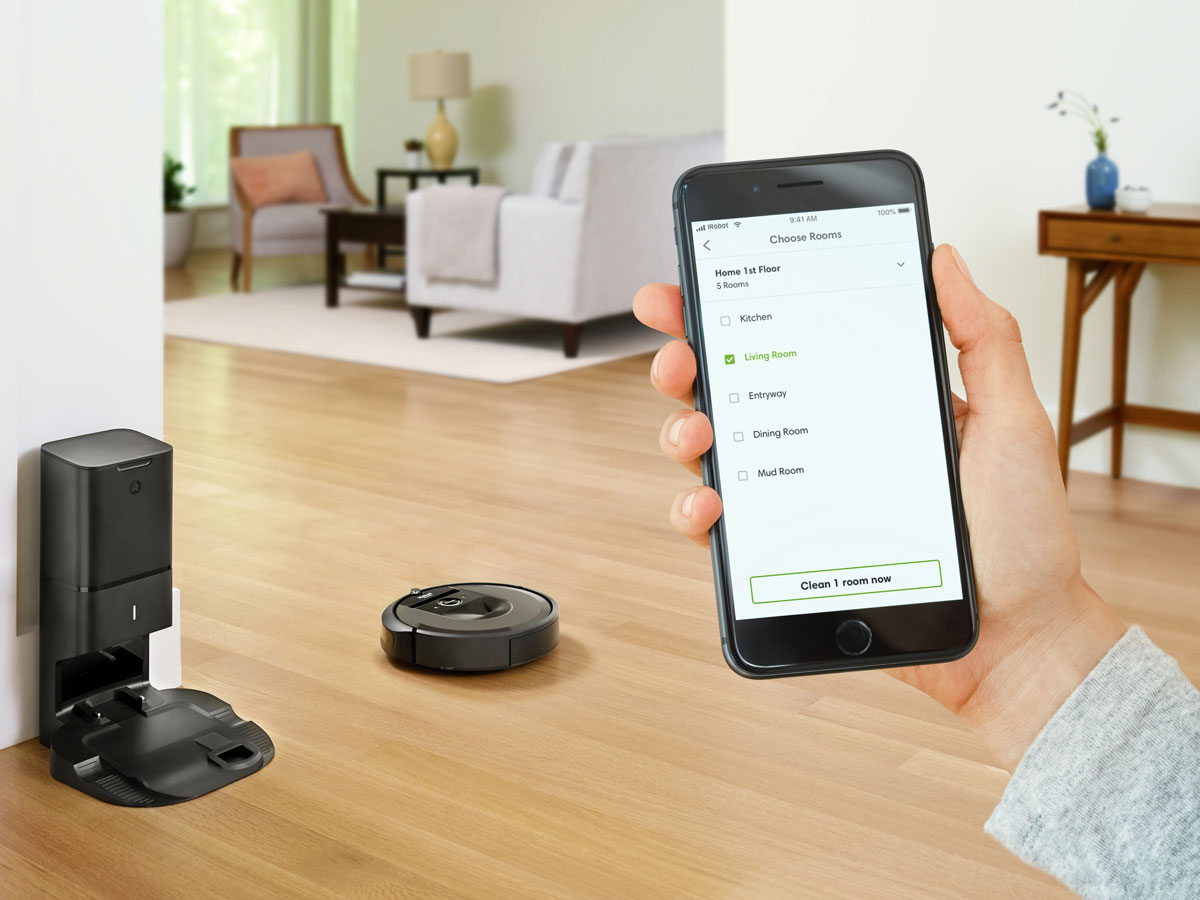 precio y fecha iRobot Roomba i7+ plano