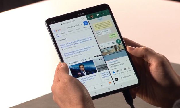 Sale a la luz un nuevo vídeo del móvil flexible de Samsung en funcionamiento y con funda
