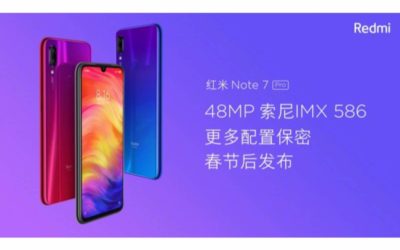 Todo lo que sabemos del Xiaomi Redmi Note 7 Pro con cámara de 48 megapíxeles