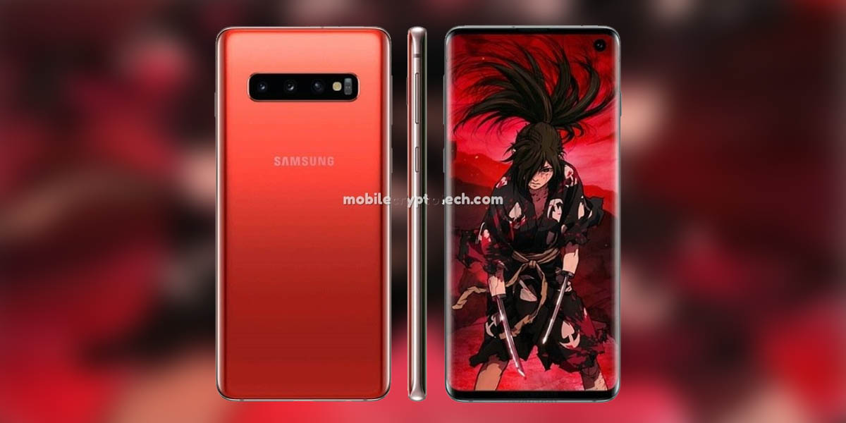 Samsung podría presentar un Samsung Galaxy S10 en rojo