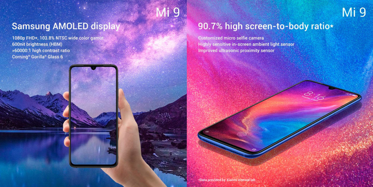 xiaomi mi 9 10