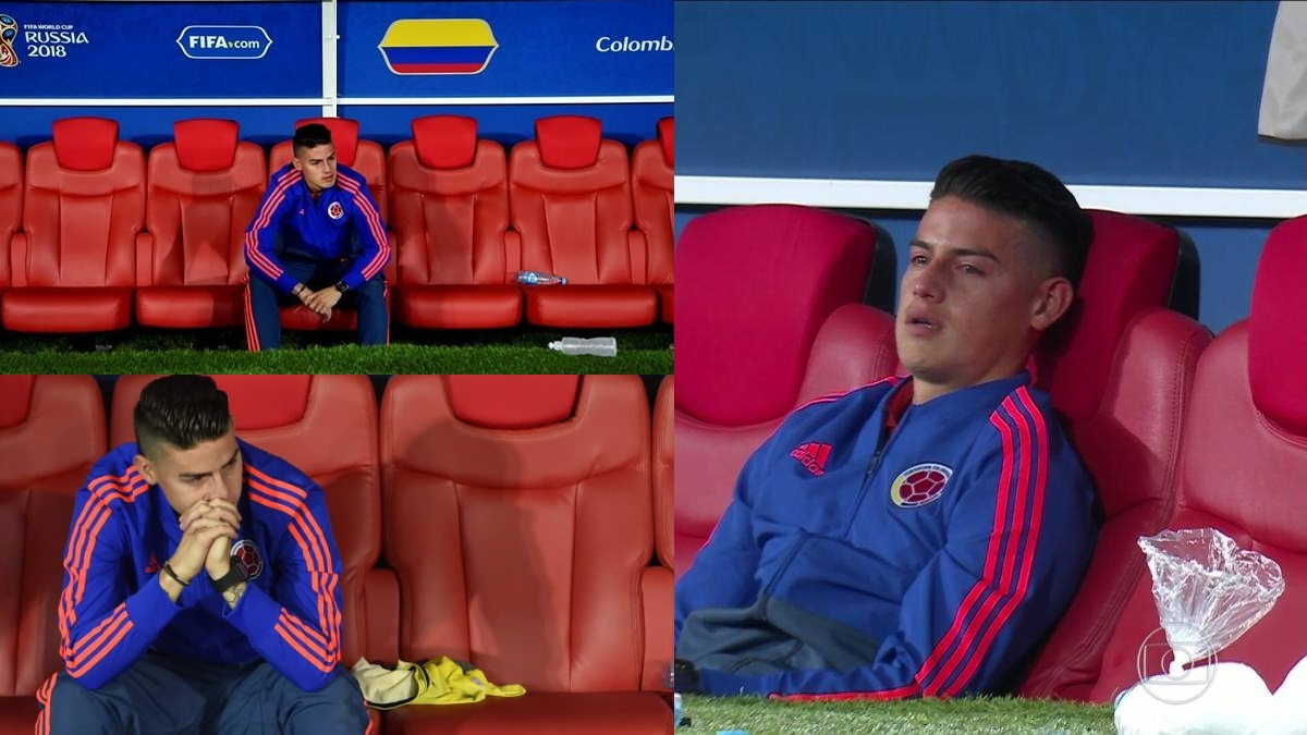 Los memes más graciosos de la vuelta de Zidane al banquillo del Real Madrid 3 james_banquillo