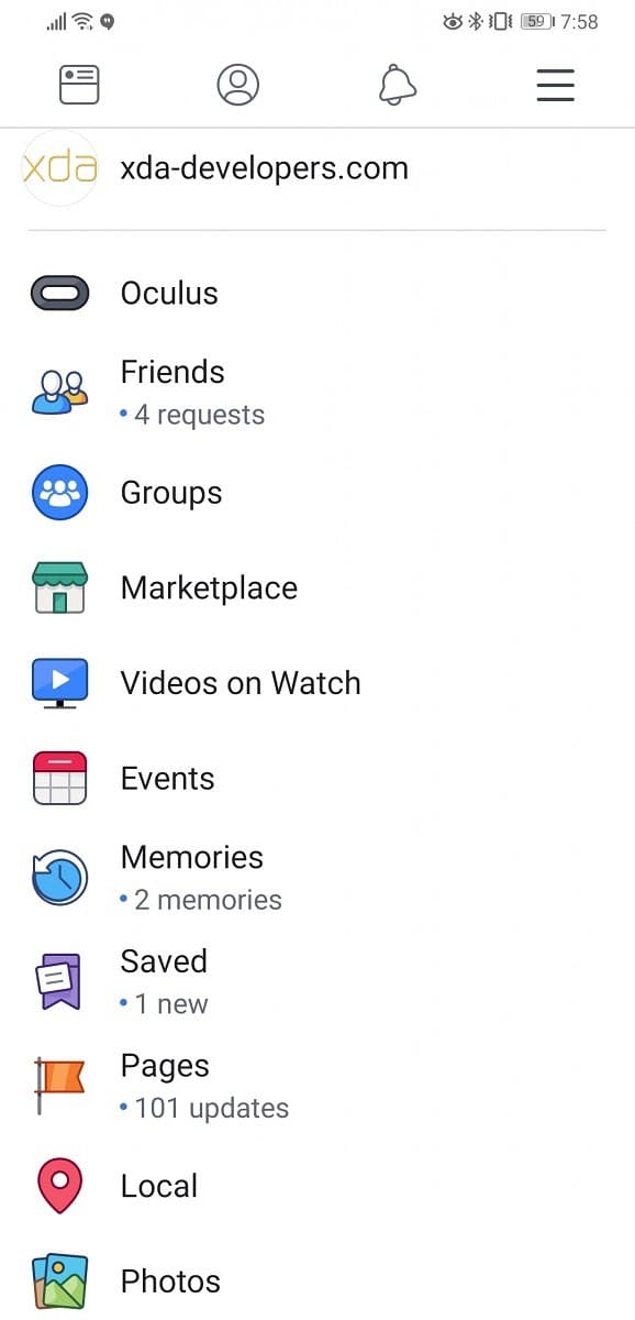 Así lucirá la nueva versión de la aplicación de Facebook para móviles 5 aplicacion de facebook 2