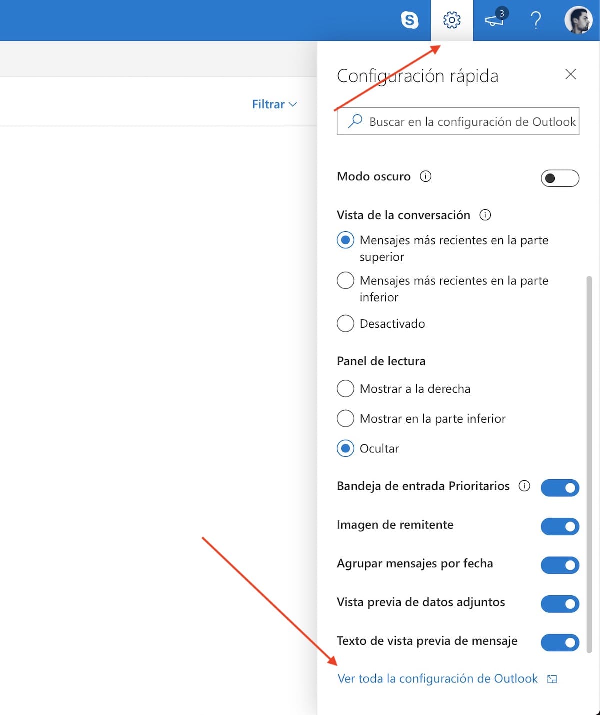 configurar gmail en outlook 2019