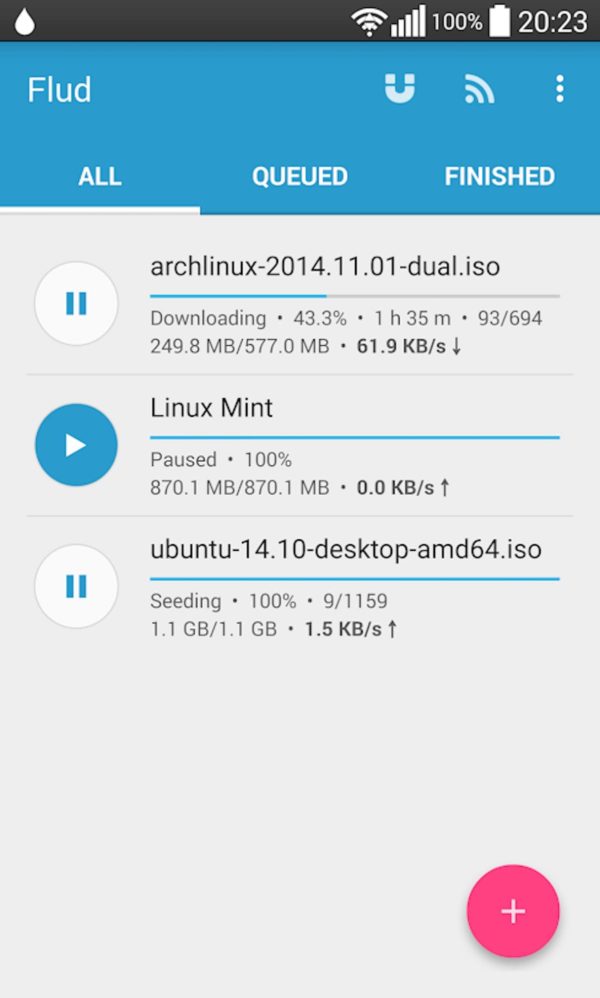 flud android torrent