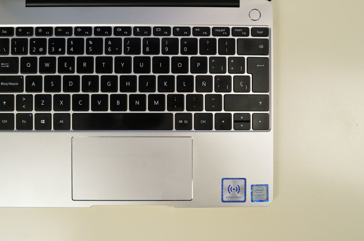 touchpad y teclado