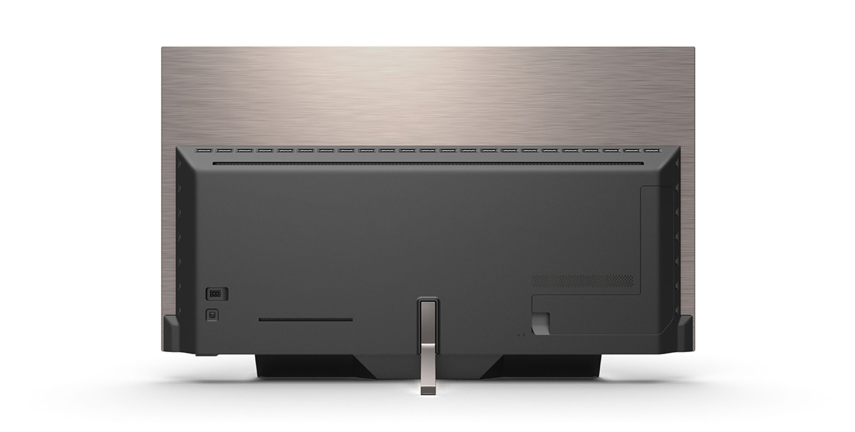 El Philips OLED934 con barra de sonido B&W se deja ver en imágenes 2 imágenes Philips OLED934 trasera