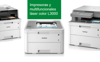Estas son las impresoras multifuncionales láser color L3000 de Brother