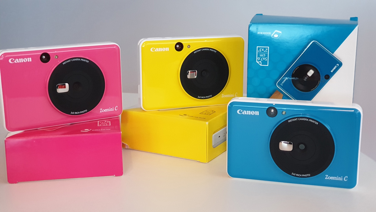 Canon Zoemini S y Zoemini C, cámaras que imprimen fotos auto adhesivas