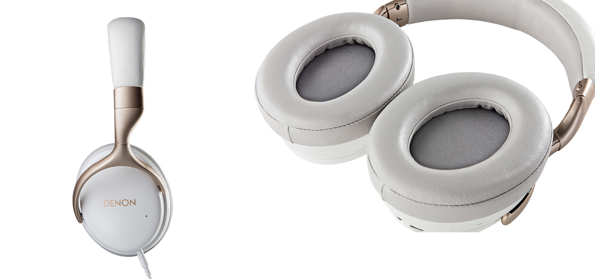 Denon AH-GC30 y AH-GC25NC, auriculares con cancelación de ruido 4 oficial Denon AH-GC25NC blancos