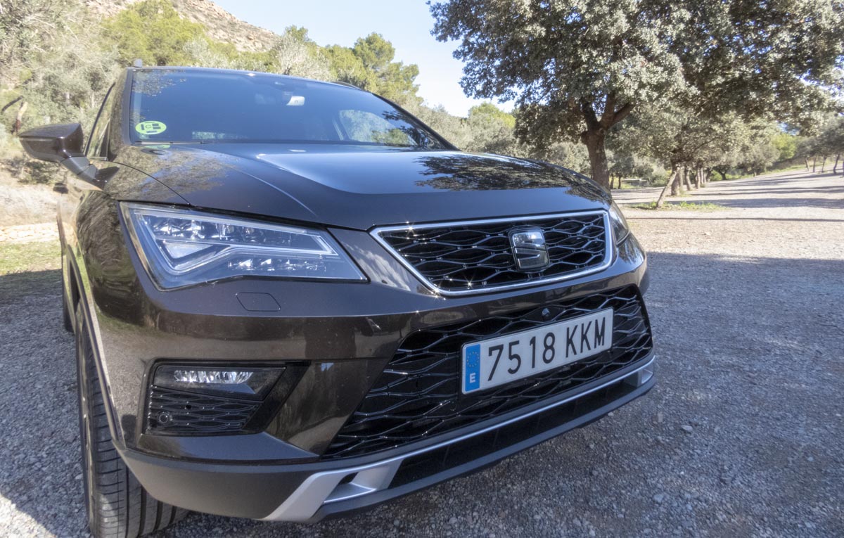 prueba tecnología Seat Ateca frontal