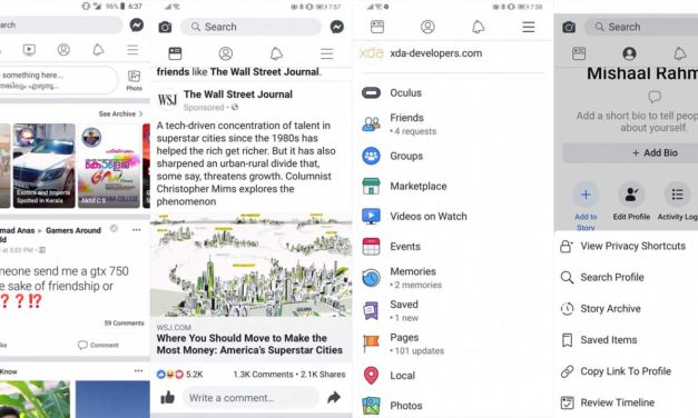 Así lucirá la nueva versión de la aplicación de Facebook para móviles