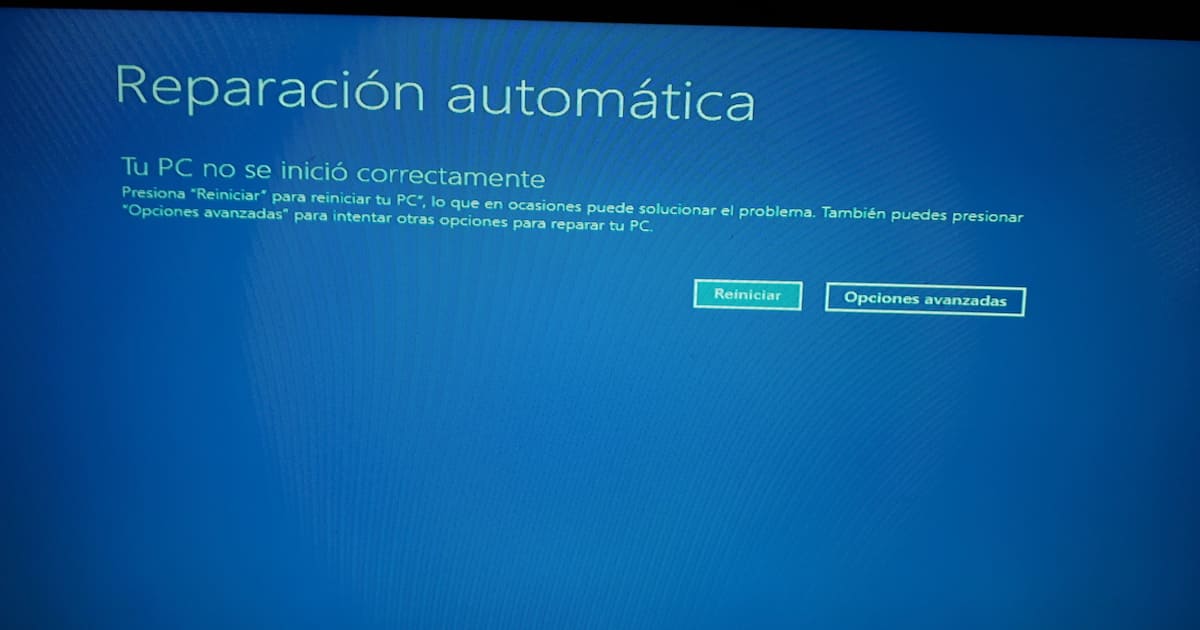 reparacion automatica windows 10 tu pc no se inicio correctamente-3