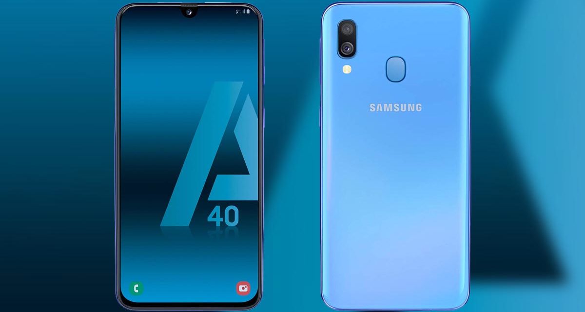 Samsung Galaxy A40, gama media con pantalla AMOLED y doble cámara