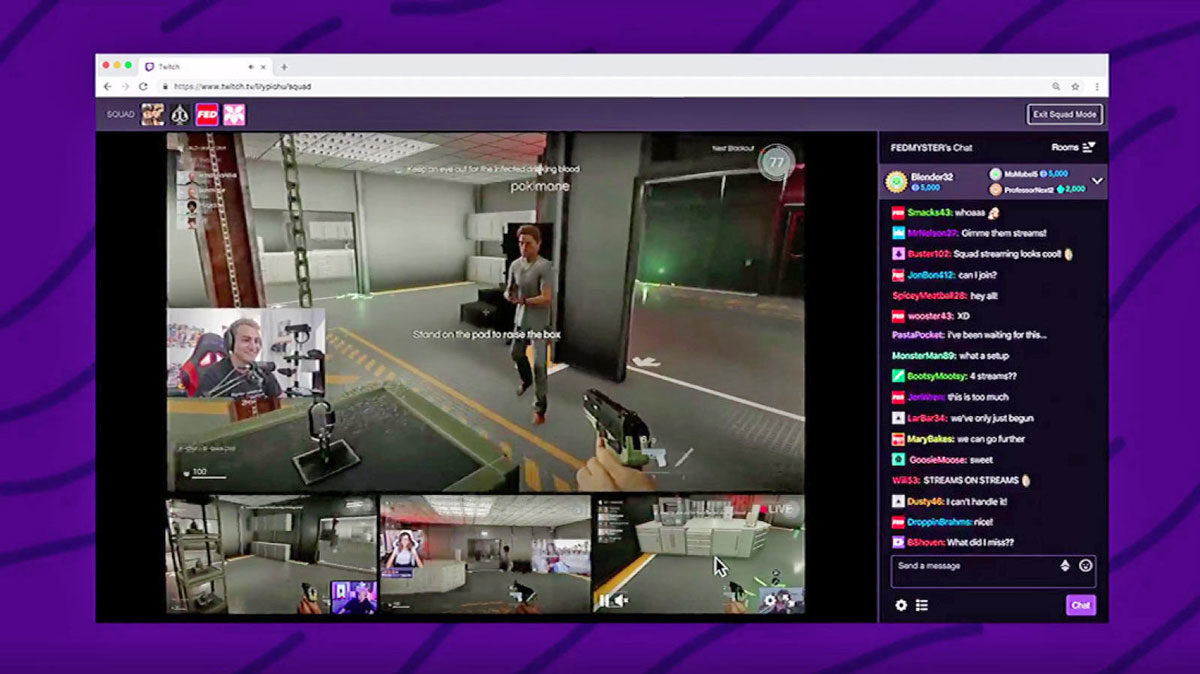 O Twitch abre as portas para o streaming na empresa na mesma janela