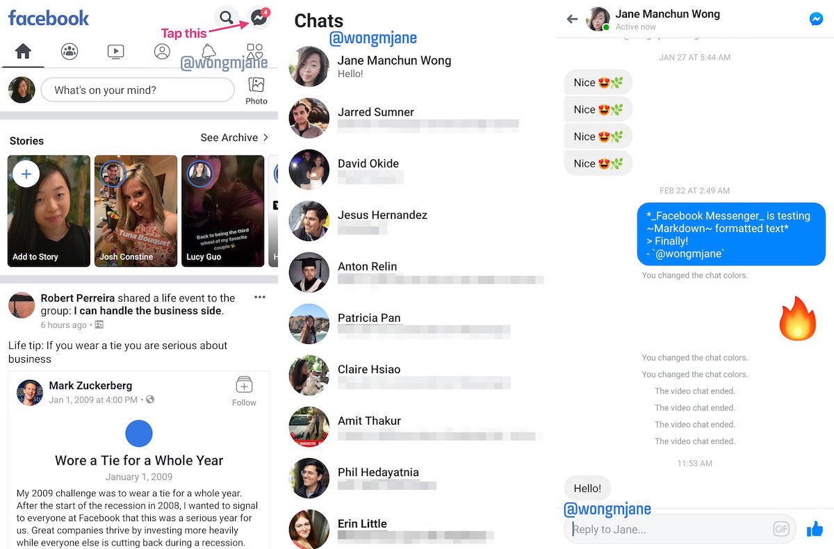 facebook messenger sin aplicacion