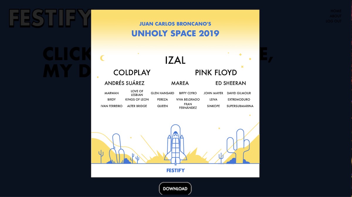 festify unholy space 2019 spotify cartel 3