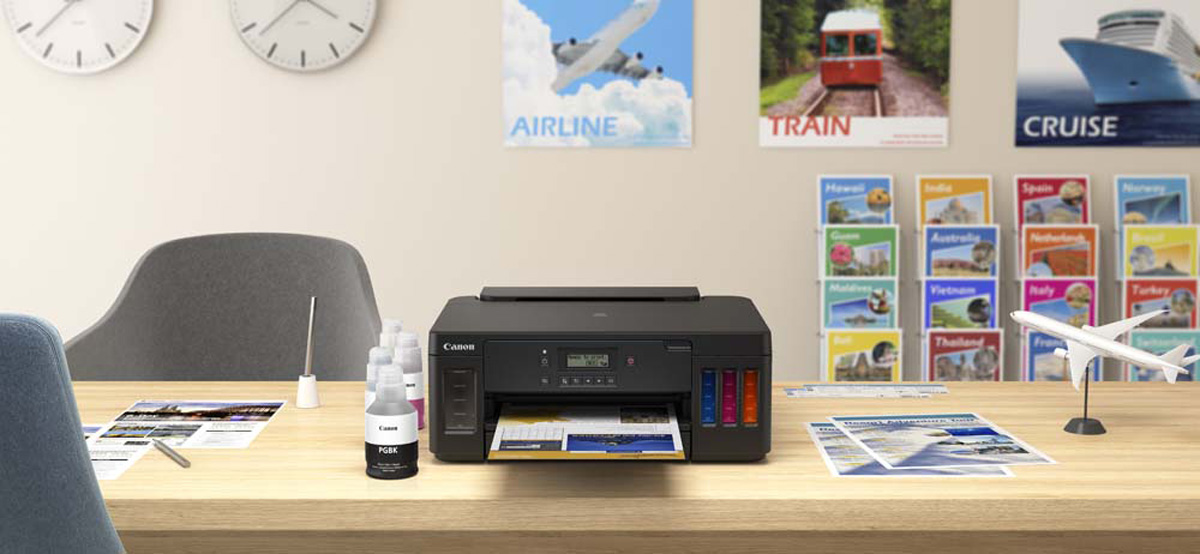 Canon PIXMA G6050, G5050 y GM2050, impresoras con cartuchos recargables 3 lanzamiento Canon PIXMA G6050, G5050 y GM2050 modelo G5050