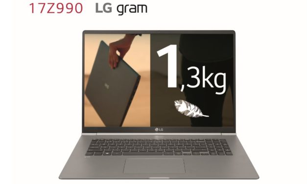 LG Gram 17Z990, el portátil de 17″ que pesa como el MacBook Air de 13″