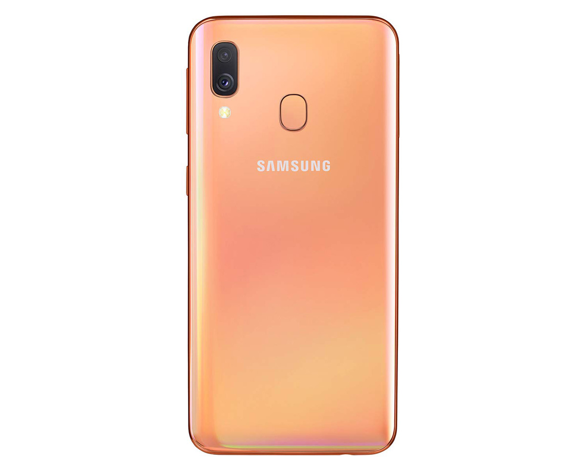 oficial Samsung Galaxy A40 cámara trasera