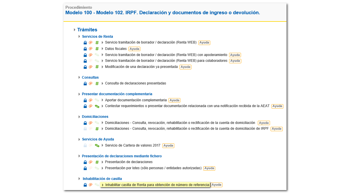Cómo desactivar la obtención del número de referencia por la casilla 475 en la Renta 2018 3 inhabilitar casilla 450