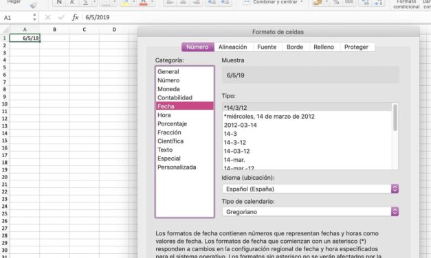 Cómo cambiar el formato de fecha de Excel al modo español