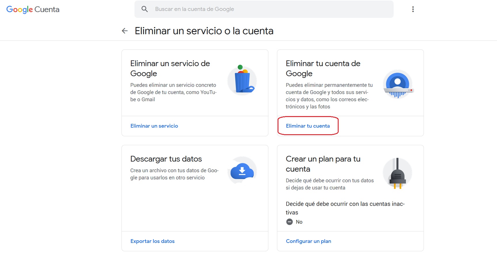 Cómo eliminar tu cuenta de Gmail en 2019 paso a paso 5