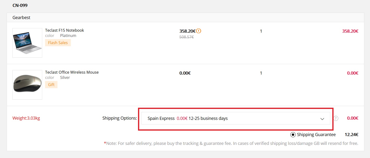 desventajas en envÃo de comprar en Gearbest o Bangood