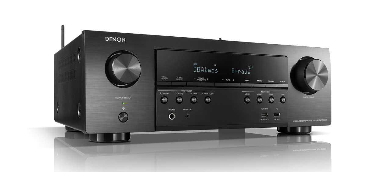 nuevo Denon AVR-S750H lateral derecho