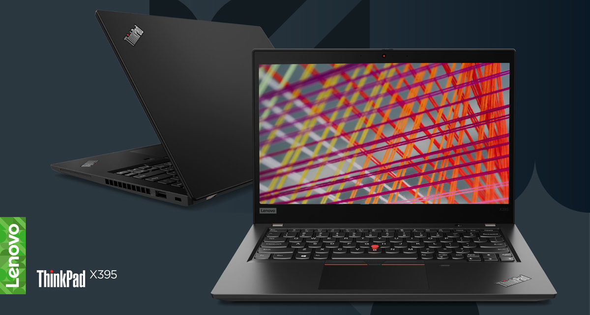 Lenovo ThinkPad X395, portátil ligero con pantalla de 13.3 pulgadas