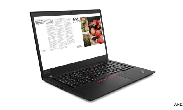 Lenovo ThinkPad T495s, portátil fino y ligero con procesador AMD Ryzen 7 PRO