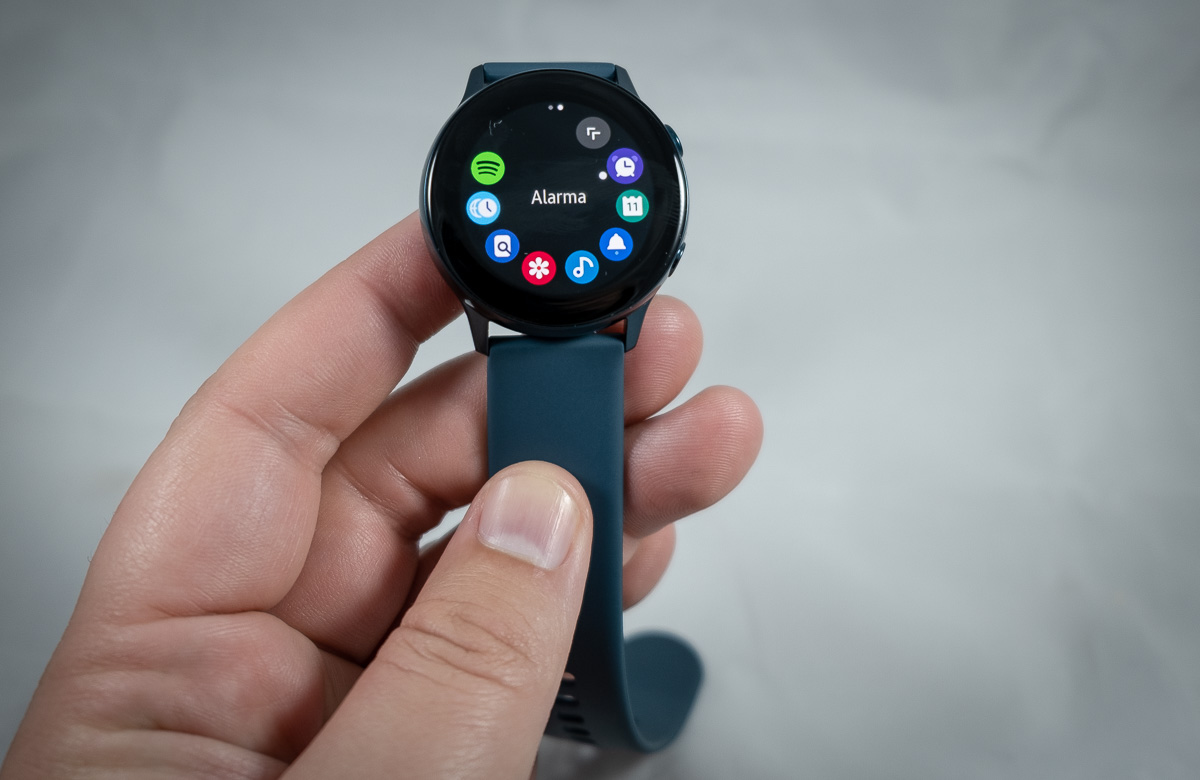 hemos probado Samsung Galaxy Watch Active menú