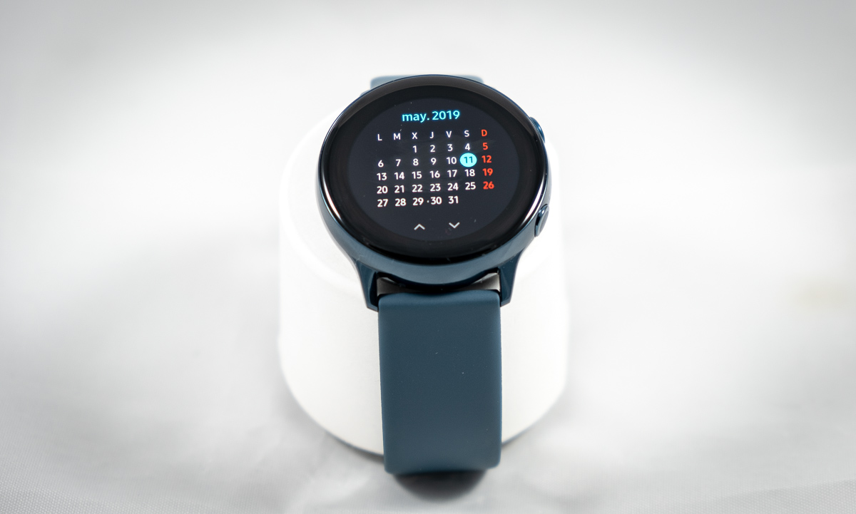 hemos probado Samsung Galaxy Watch Active calendario