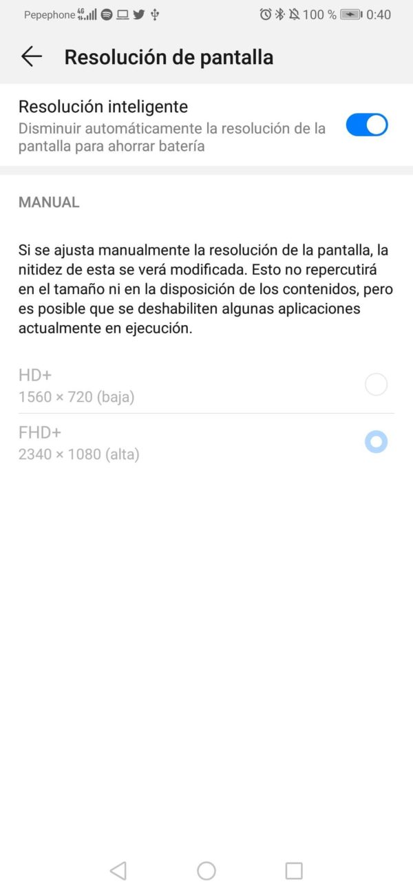 resolucion pantalla huawei p30