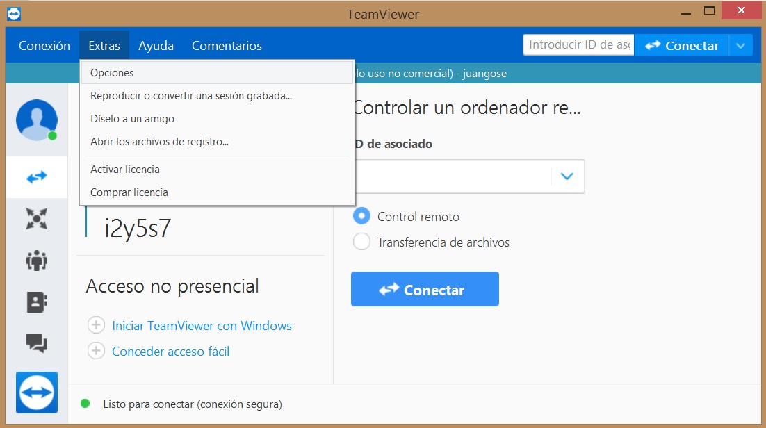 TeamViewer grabar sesiones