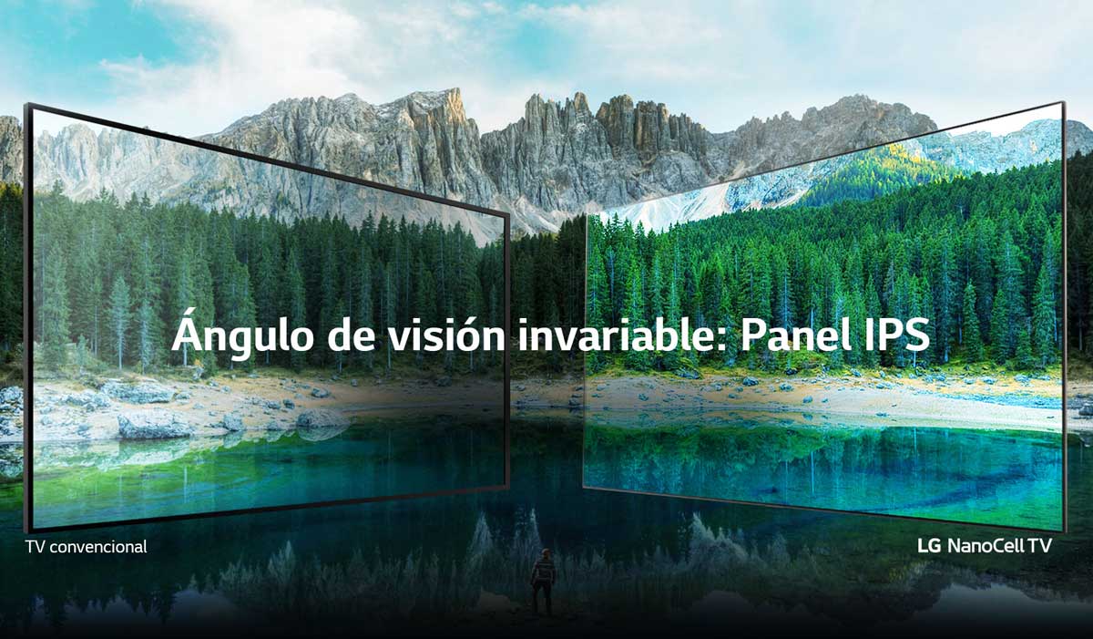 televisores LG NanoCell ángulos de visión