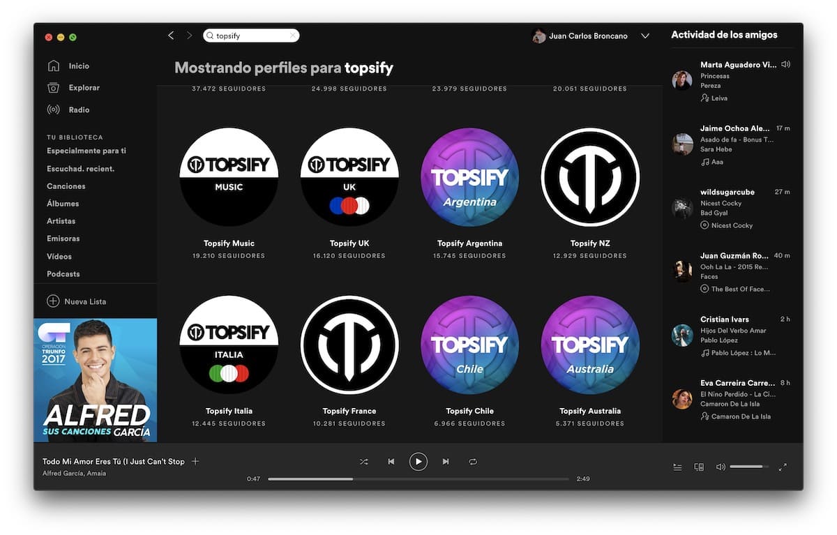 topsify spotify top de canciones 3