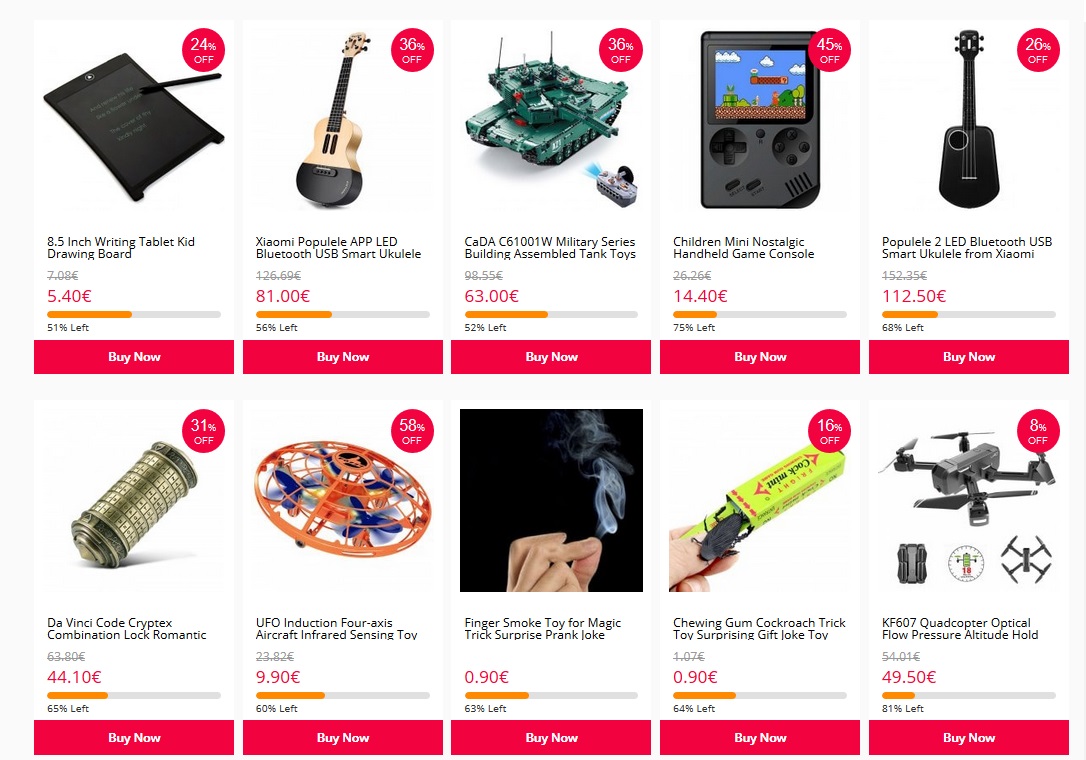 Ventajas en precio de comprar en Gearbest o Bangood 3