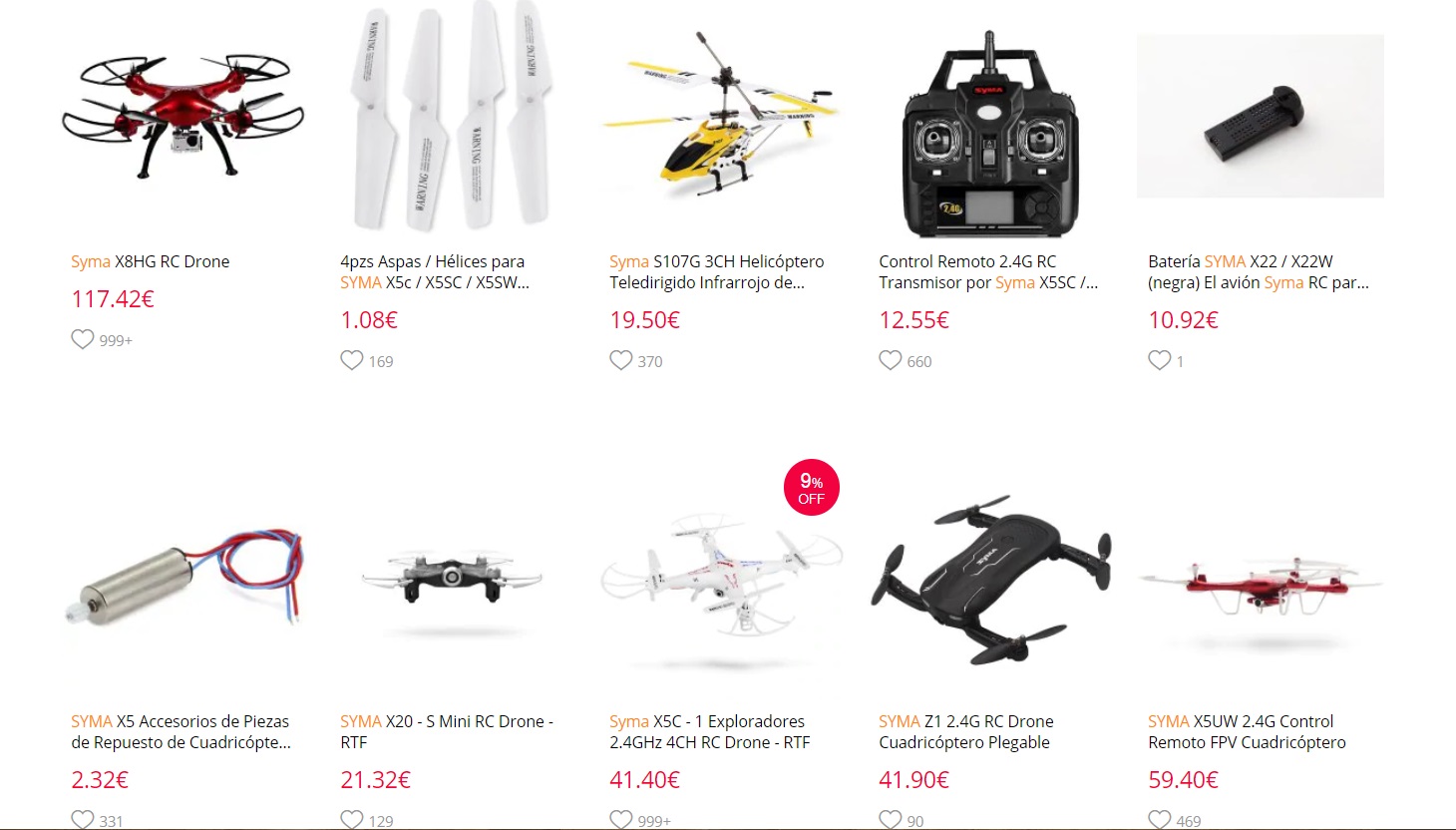 Ventajas en variedad de comprar en Gearbest o Bangood 3