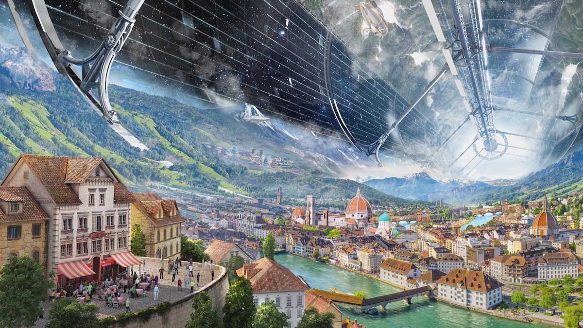 Jeff Bezos cree que podríamos vivir en el espacio, esto es lo que propone 3 ciudades espaciales de Jeff Bezos colonias espaciales