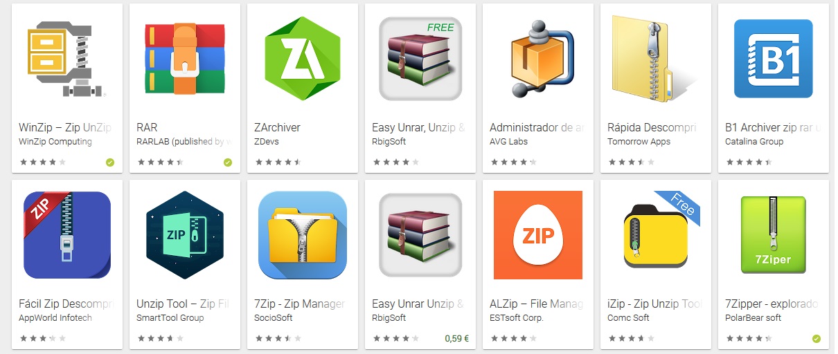 9 aplicaciones para descomprimir archivos ZIP en Android