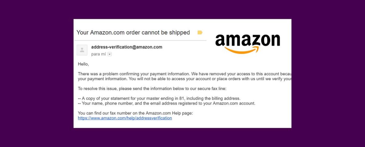 Cuenta de Amazon bloqueada: cómo recuperar y desbloquear una cuenta