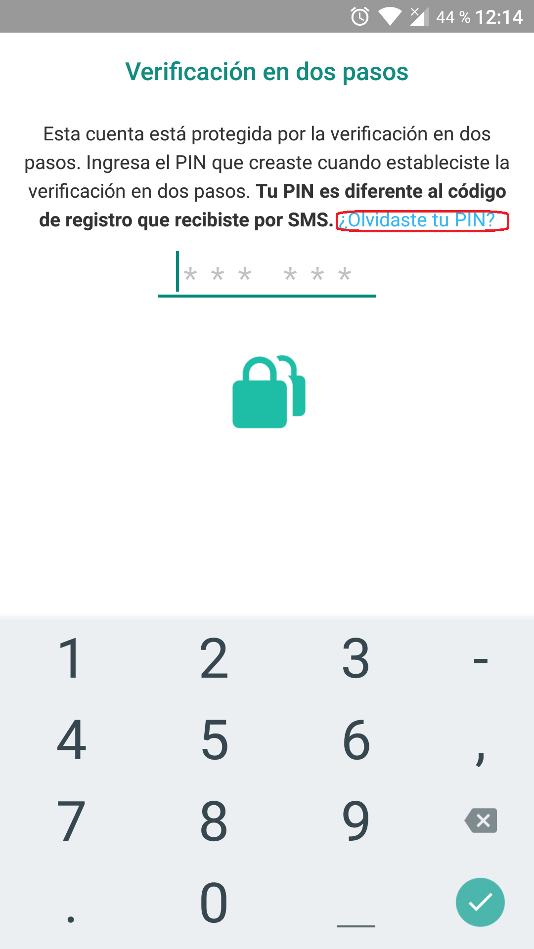 Cómo acceder a WhatsApp si has olvidado tu clave PIN 2