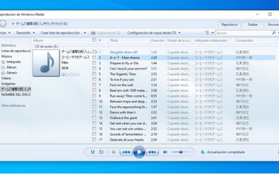 Cómo pasar tus CD a MP3 con el Reproductor Windows Media de Windows 10