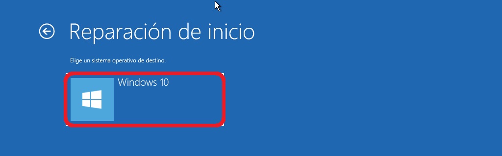 Como reparar el inicio de Windows 10 paso a paso 06