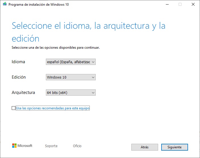 Como usar la herramienta Windows 10 Media Creation Tool 4